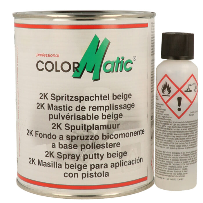 2K Spritzspachtel beige matt